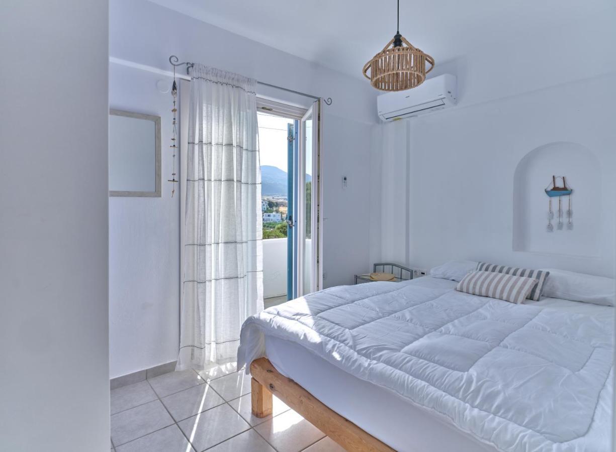 50 négyzetméteres, 2 hálószobás, 1 saját fürdőszobával rendelkező Apartman Logaras - Pounda Beach t Píszo Livádi Kültér fotó